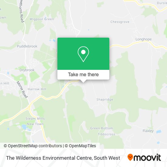 The Wilderness Environmental Centre map