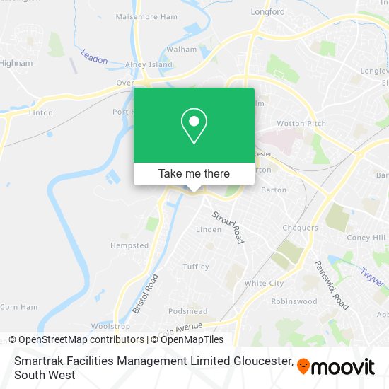Smartrak Facilities Management Limited Gloucester map
