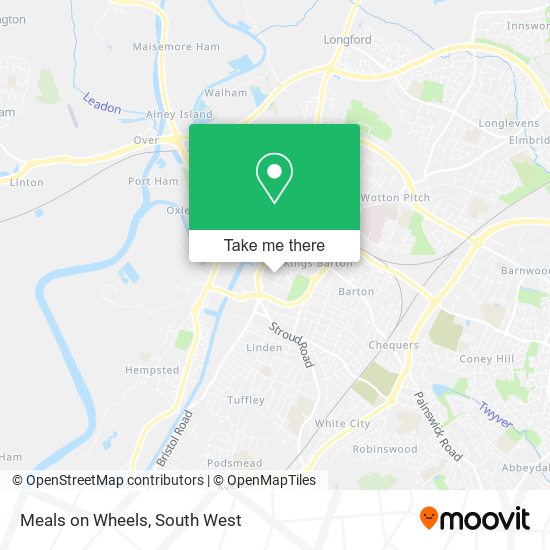 Meals on Wheels map