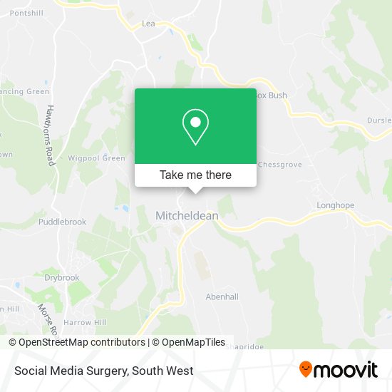 Social Media Surgery map