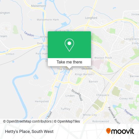 Hetty's Place map