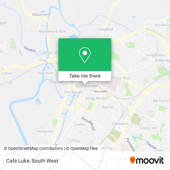 Café Luke map