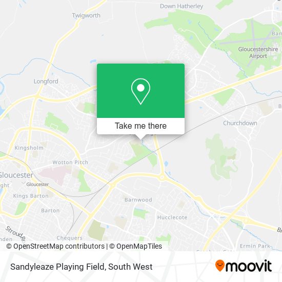 Sandyleaze Playing Field map