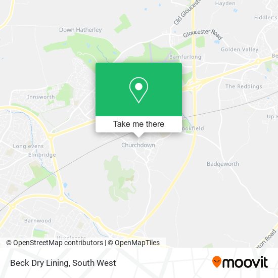 Beck Dry Lining map