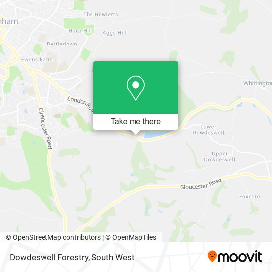 Dowdeswell Forestry map