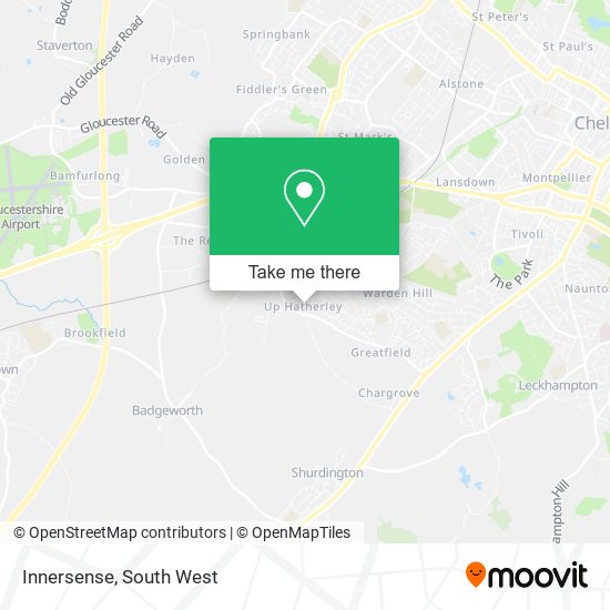 Innersense map