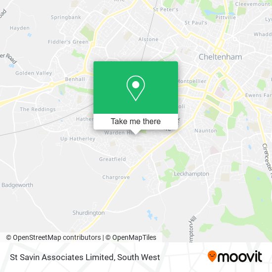 St Savin Associates Limited map
