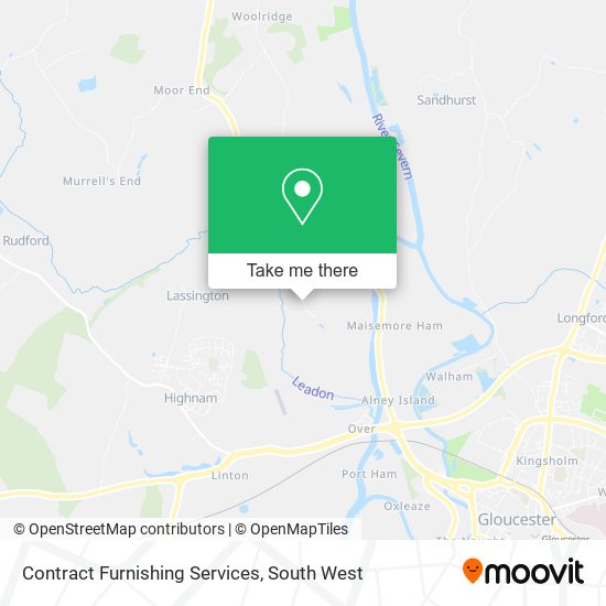 Contract Furnishing Services map