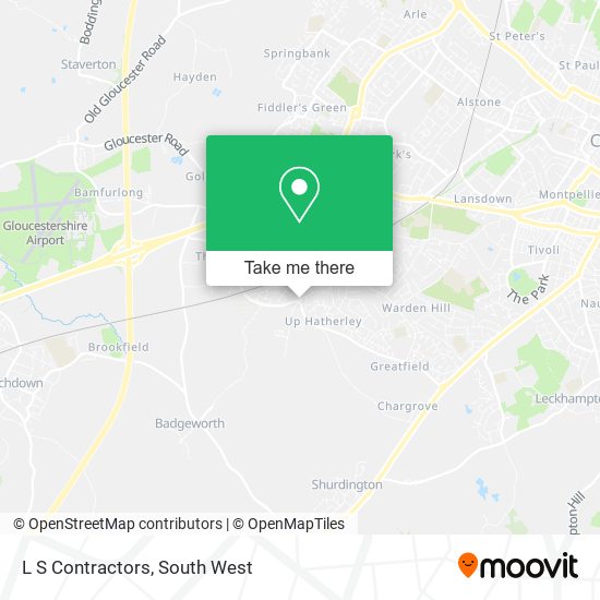 L S Contractors map