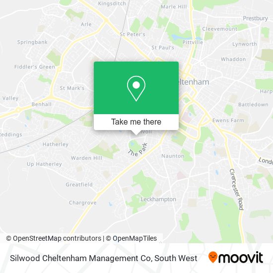 Silwood Cheltenham Management Co map