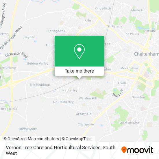 Vernon Tree Care and Horticultural Services map