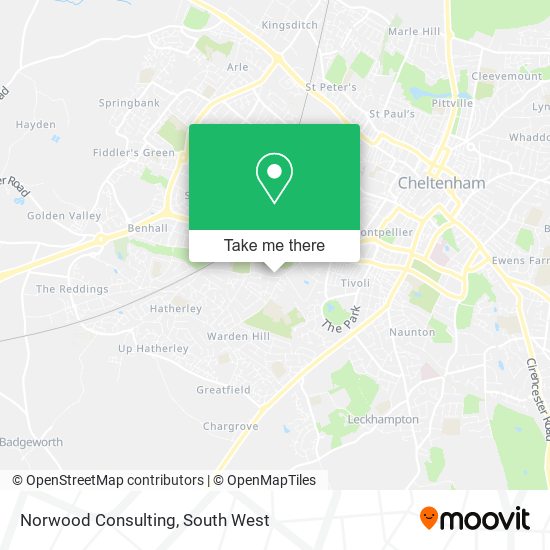 Norwood Consulting map
