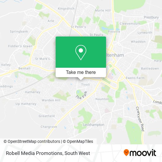 Robell Media Promotions map