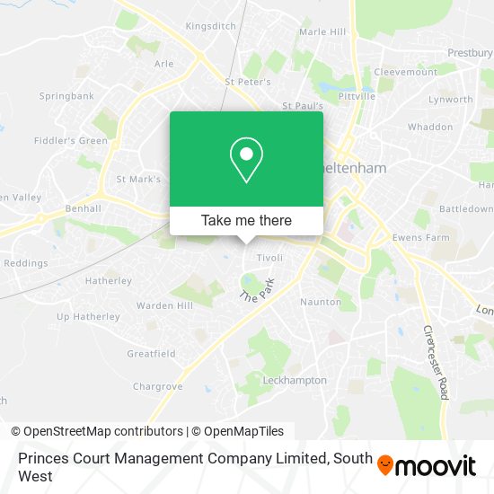 Princes Court Management Company Limited map