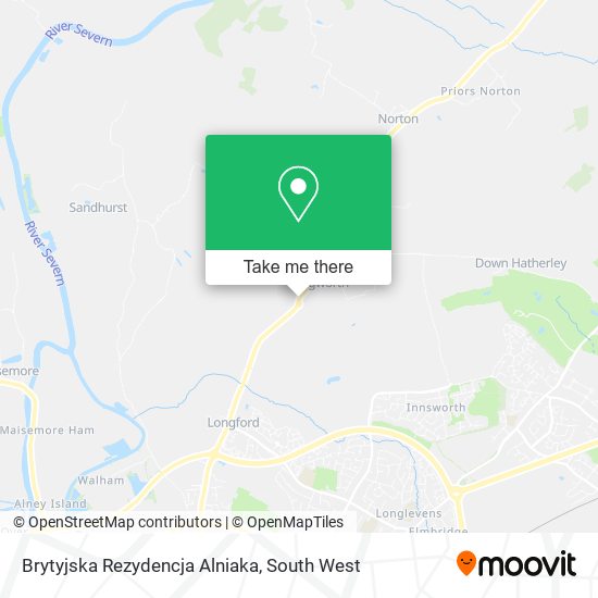 Brytyjska Rezydencja Alniaka map