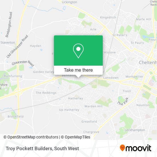 Troy Pockett Builders map