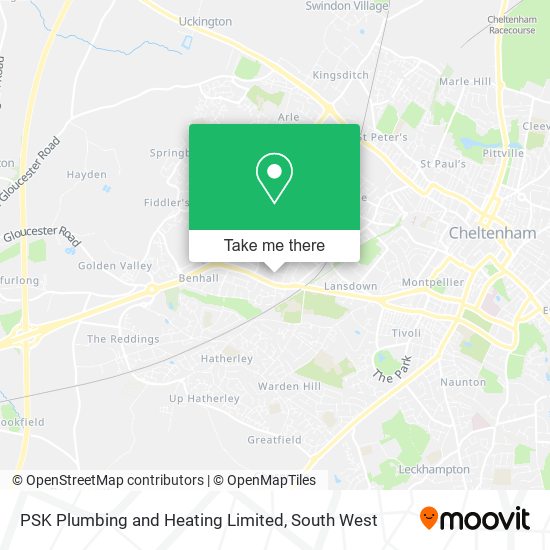 PSK Plumbing and Heating Limited map