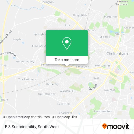 E 3 Sustainability map