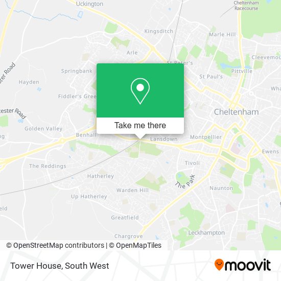 Tower House map