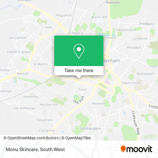 Monu Skincare map