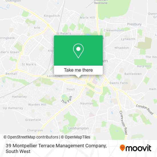 39 Montpellier Terrace Management Company map