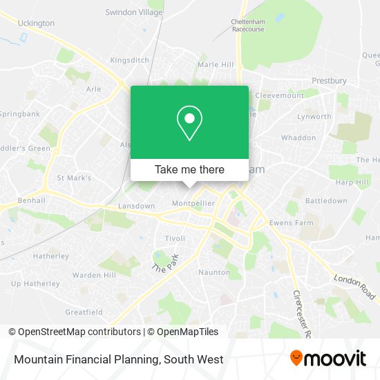 Mountain Financial Planning map