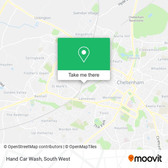 Hand Car Wash map