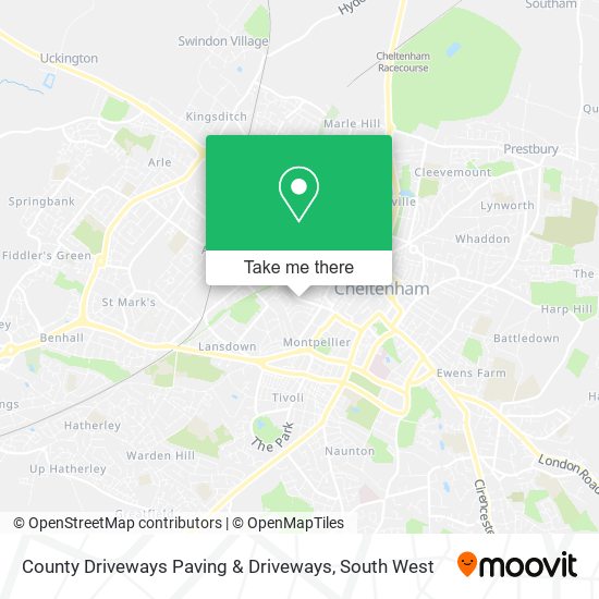 County Driveways Paving & Driveways map