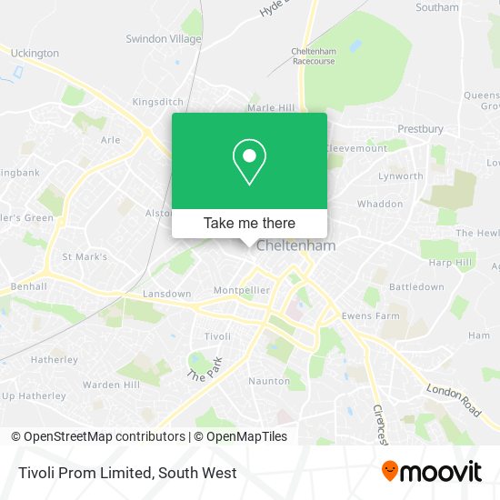 Tivoli Prom Limited map