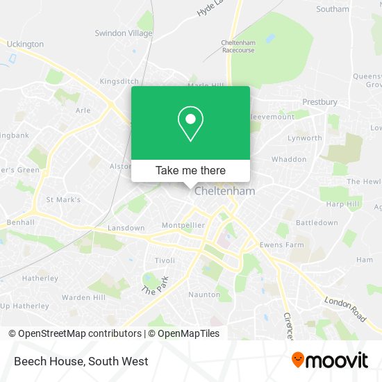 Beech House map
