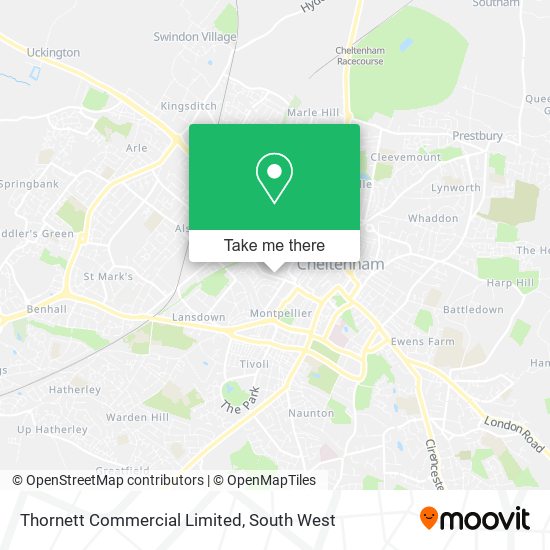 Thornett Commercial Limited map