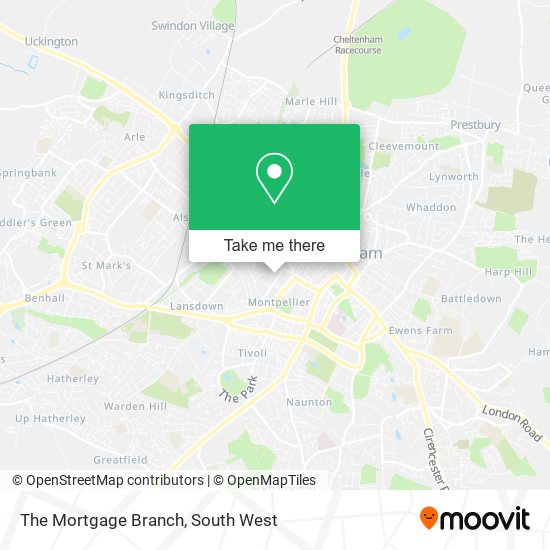 The Mortgage Branch map