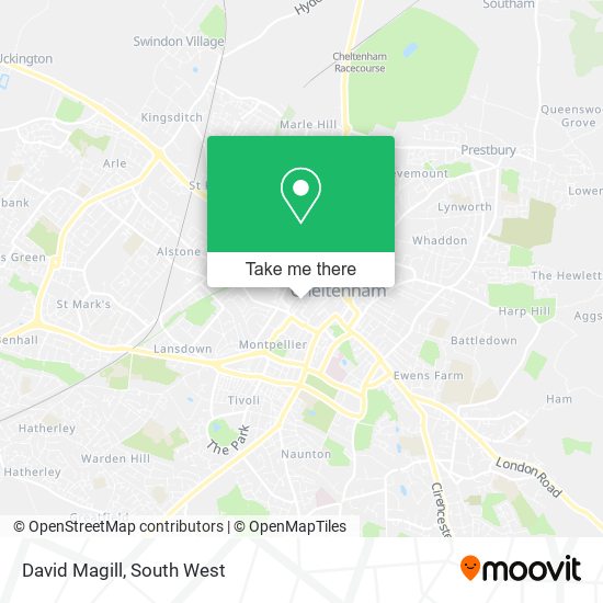 David Magill map