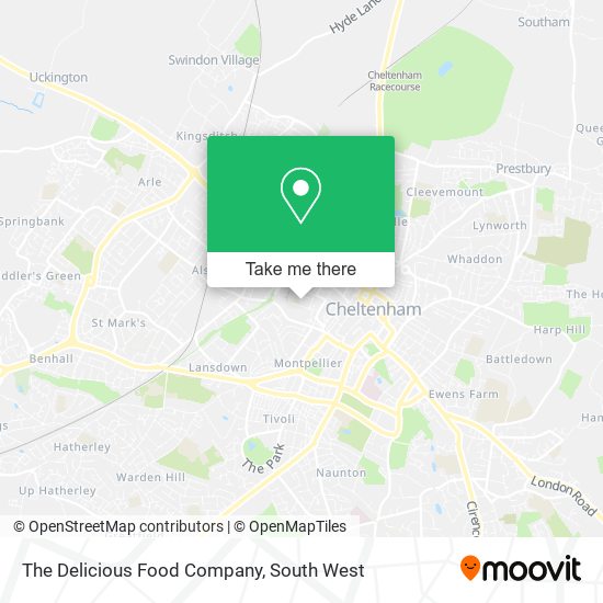 The Delicious Food Company map