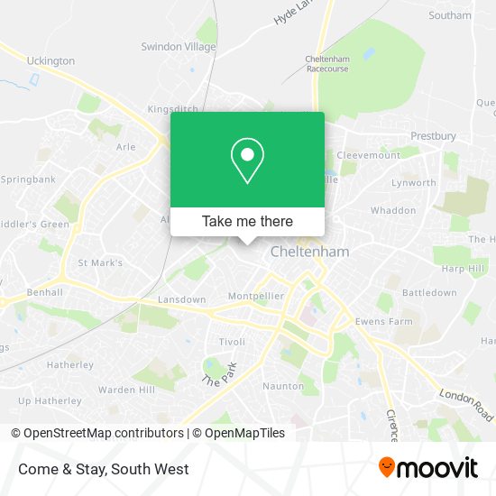 Come & Stay map