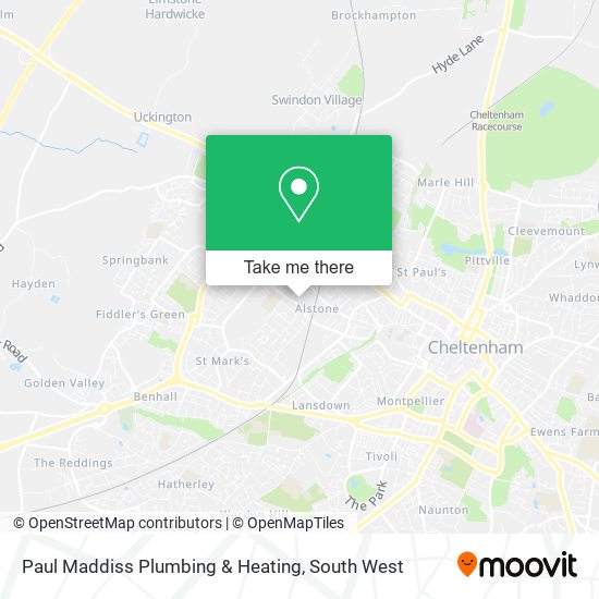 Paul Maddiss Plumbing & Heating map