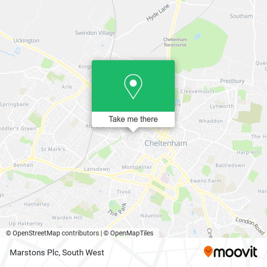 Marstons Plc map