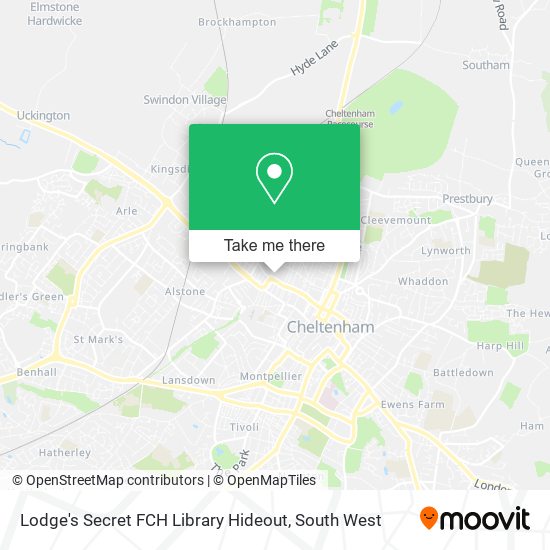 Lodge's Secret FCH Library Hideout map