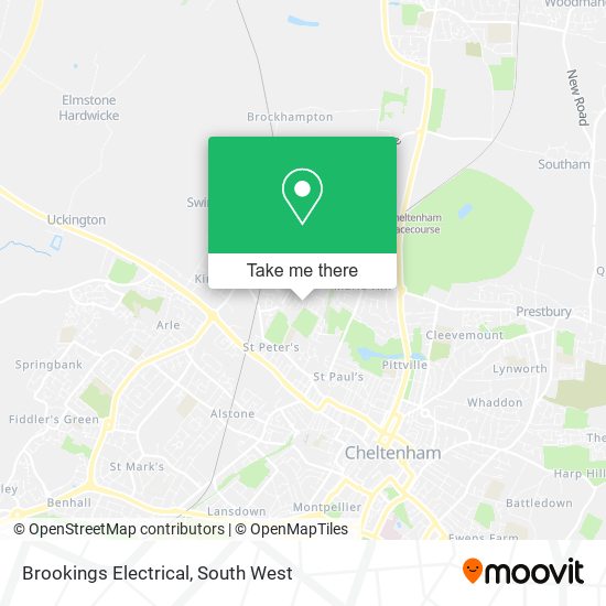 Brookings Electrical map