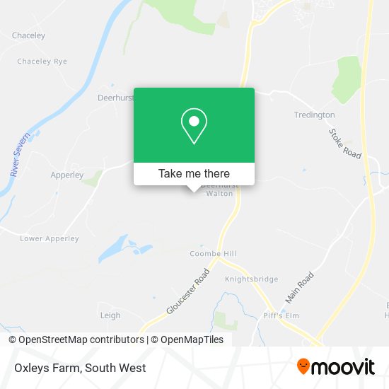 Oxleys Farm map