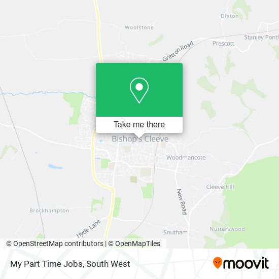 My Part Time Jobs map