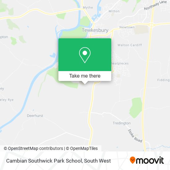 Cambian Southwick Park School map