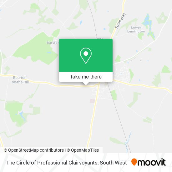 The Circle of Professional Clairvoyants map