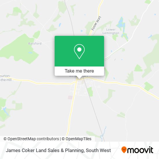 James Coker Land Sales & Planning map