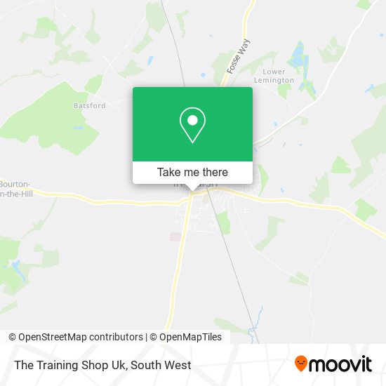 The Training Shop Uk map