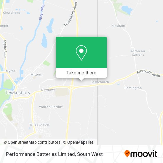 Performance Batteries Limited map
