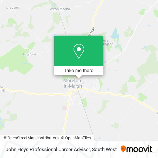 John Heys Professional Career Adviser map