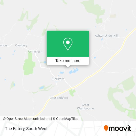 The Eatery map
