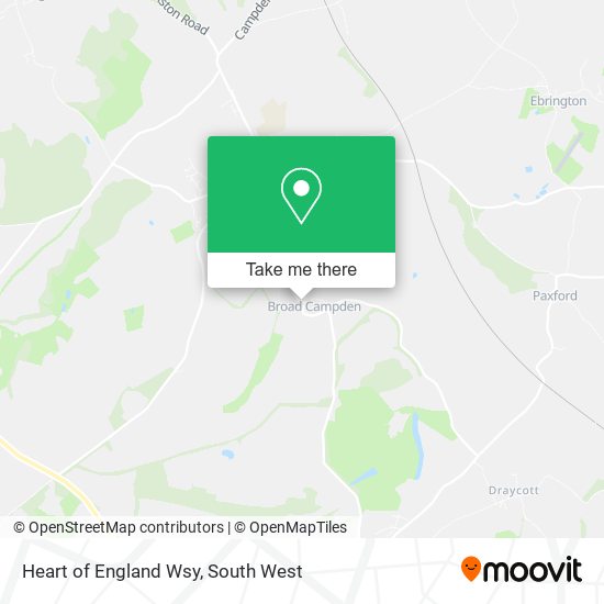 Heart of England Wsy map