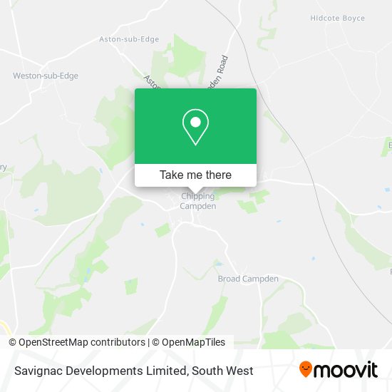 Savignac Developments Limited map